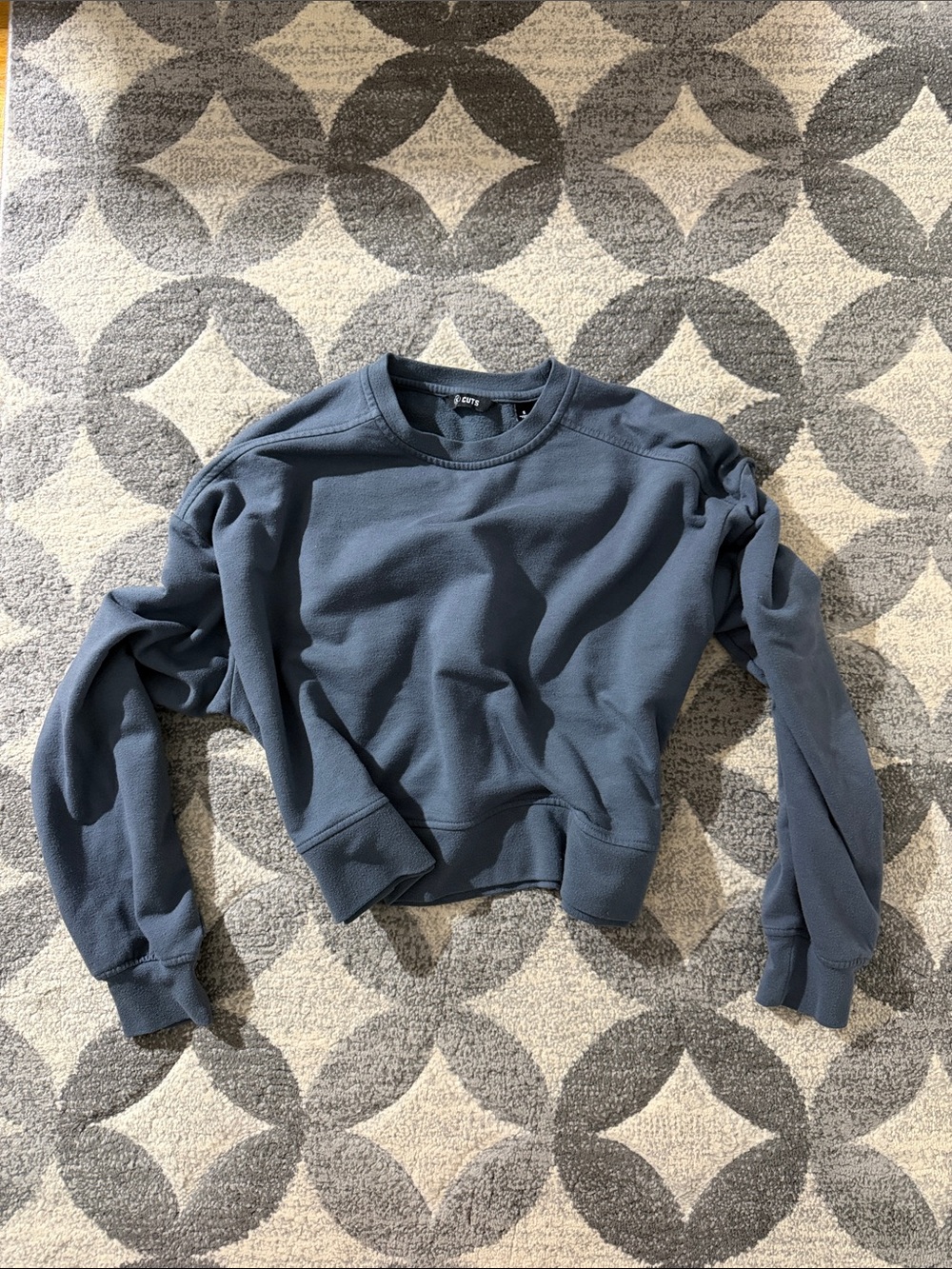 Cuts Women’s Crewneck in Slate Blue